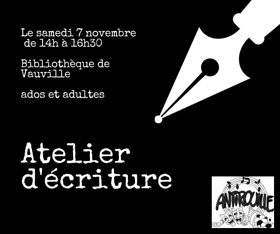 Atelier d'écriture