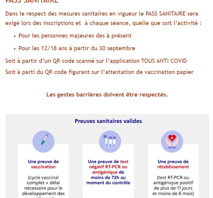 PASS SANITAIRE