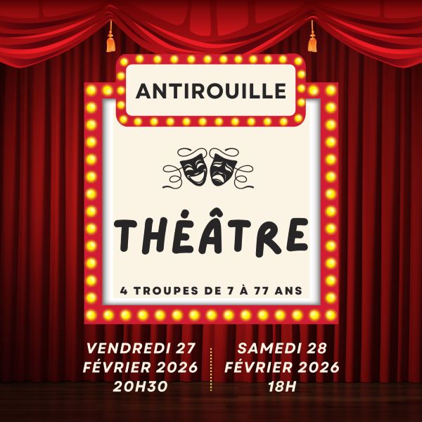 Tous au théâtre en février 2026 !